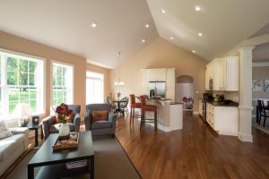 recessed lighting in a great room