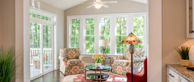 built-in sunroom