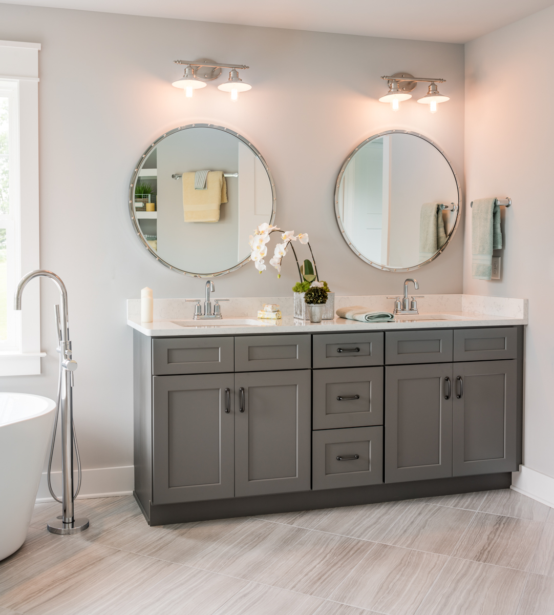 Bathroom double vanities discount