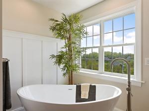 freestanding tub in master bath