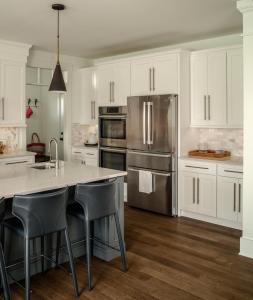 kitchen with island